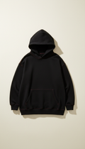black heavy hoodie